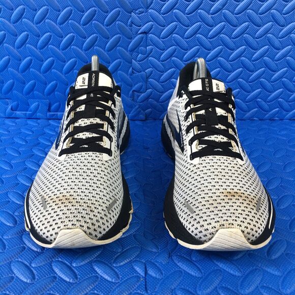Brooks Adrenaline GTS 22 Womens Running Shoes White Athletic Sneakers Size 9.5B - Picture 4 of 12